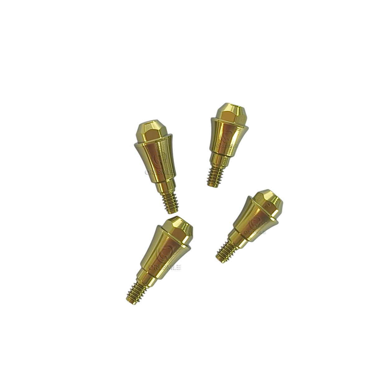 Custom Mu straight abutment upper part for Den-tium lower part for Megagen AR