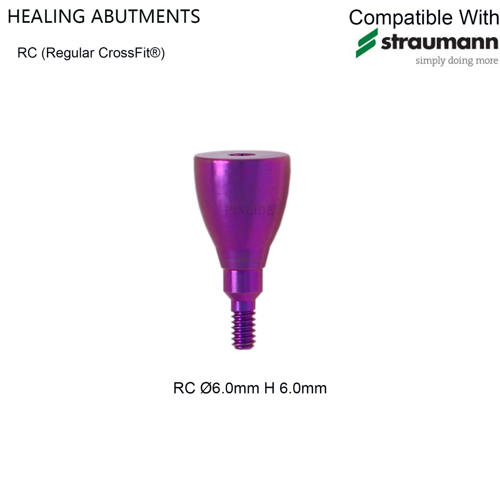 Dental Healing Abutment Caps Screw RC Fits ITI Straumann Ø4.5/5/6.0/6.5