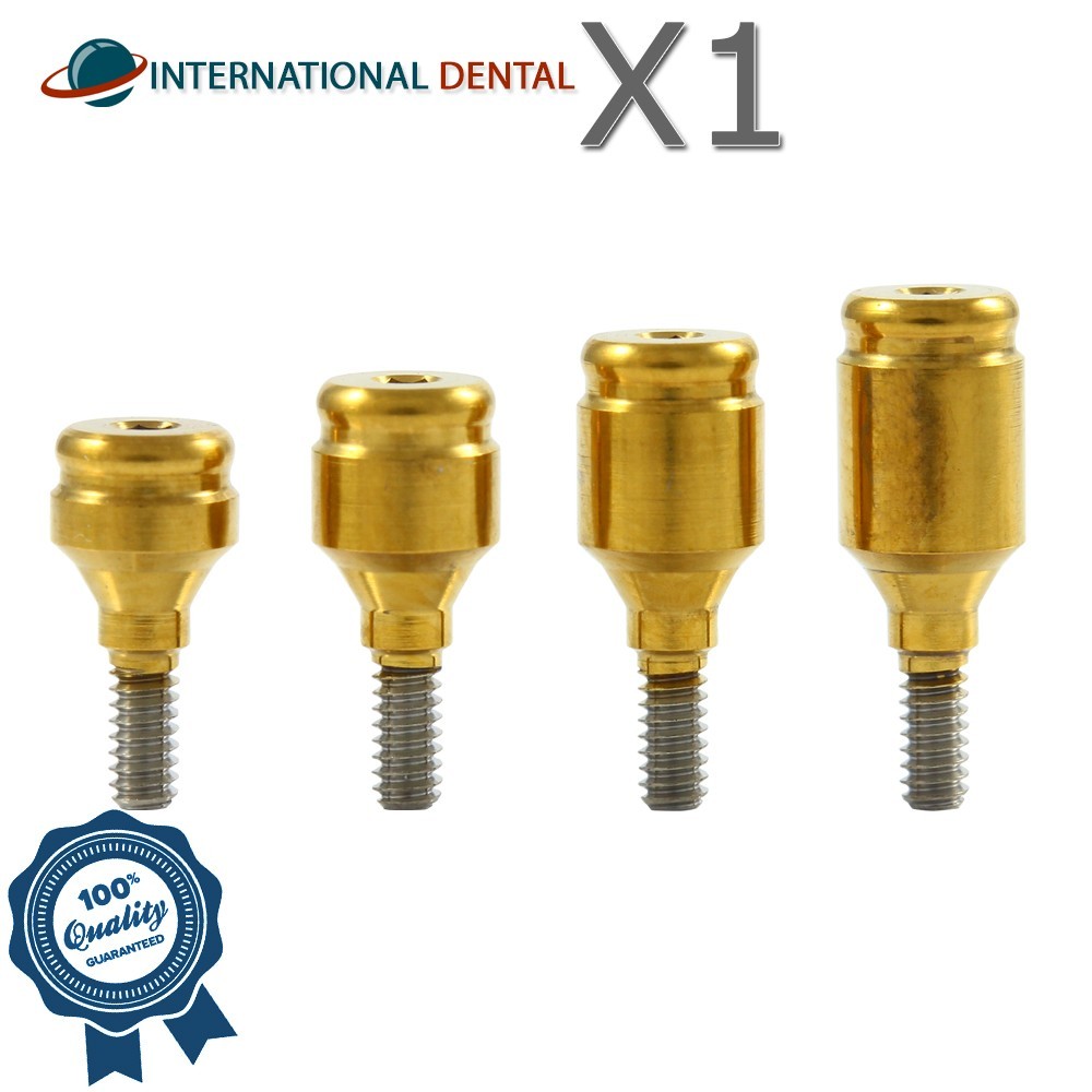 Titanium Dental Straight Lokator Attachment Slim Platform Int Hex 2.0mm