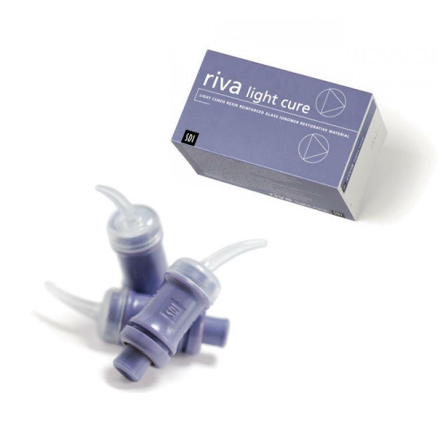SDI Riva LC Light Cure Resin Reinforced Glass Ionomer Restorative 50 Capsule