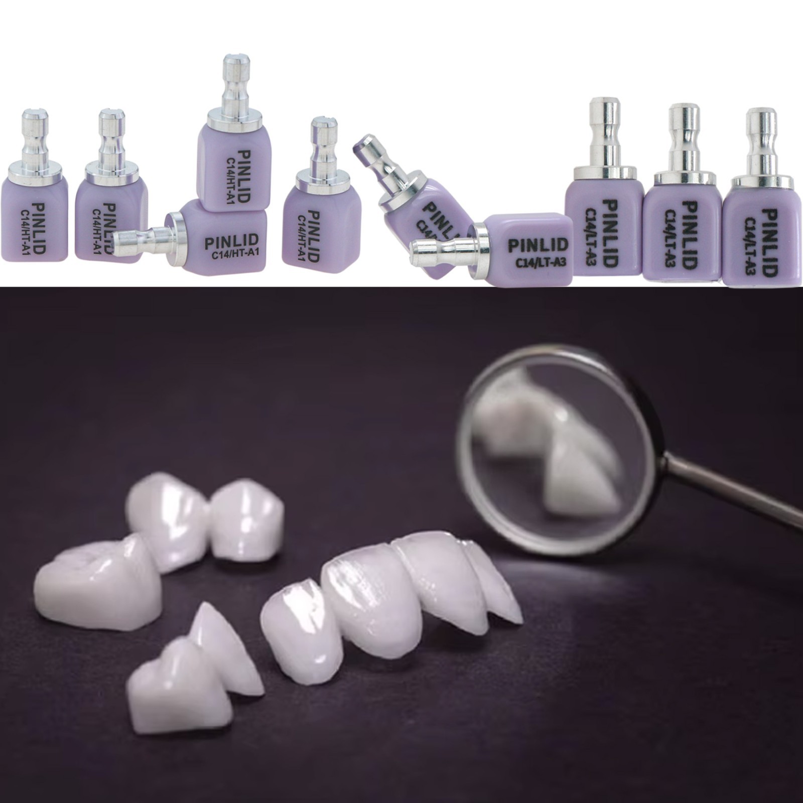 US C14 Dental HT/LT/MT Lithium disilicate ceramic block for Sirona CEREC/inLab