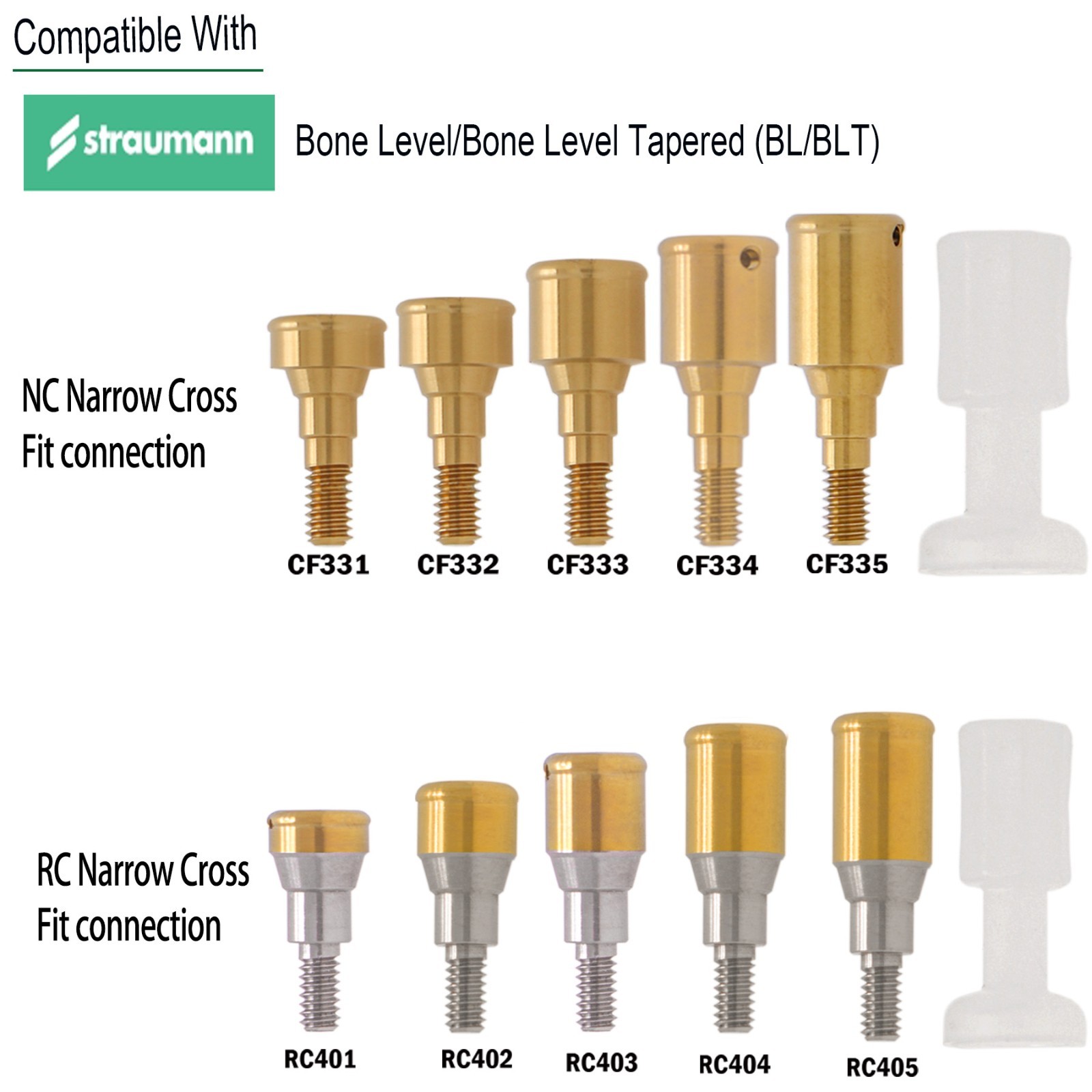 Locator Abutments for Hiossen Oss/Zimmer/Nobel/NEODENT GRAND MORSE/ITI Straumann