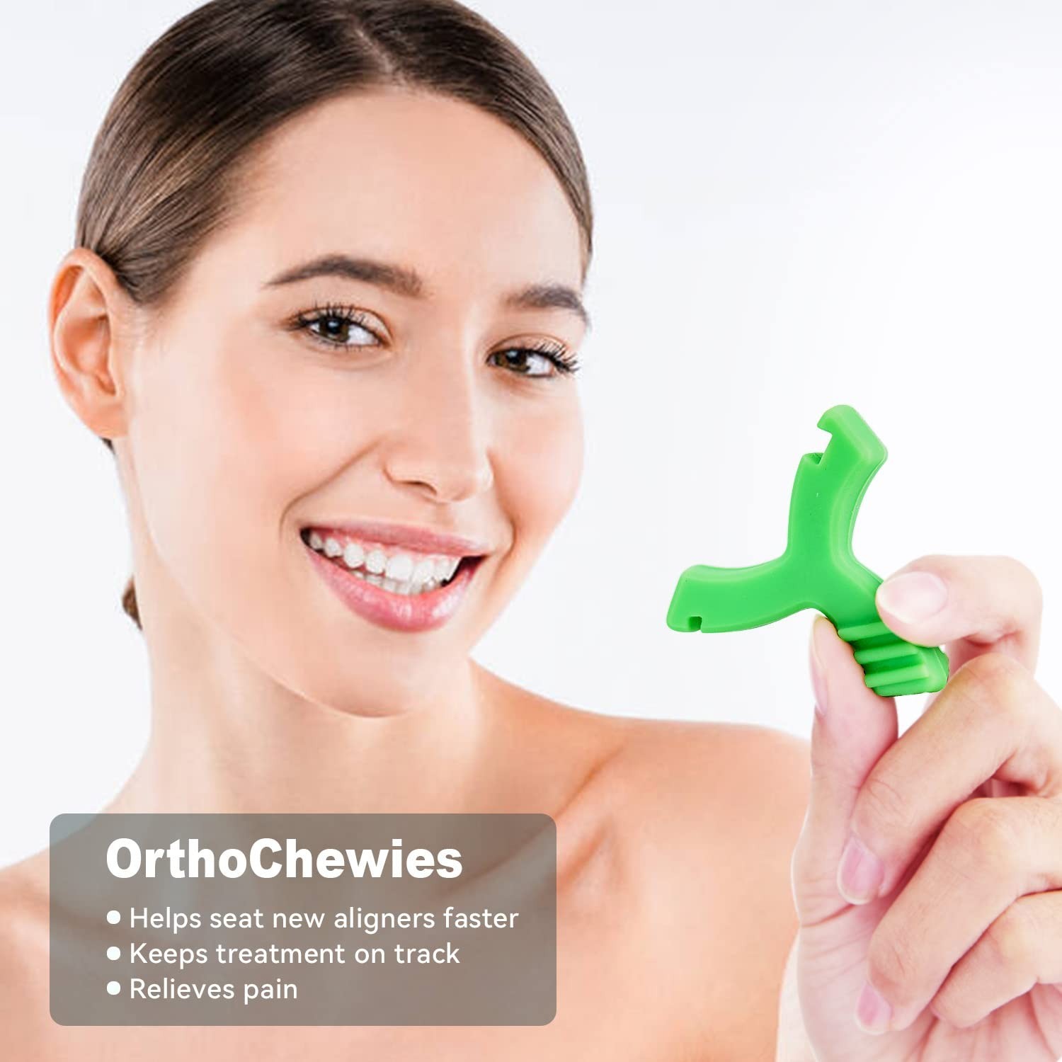 Chewies for Invisalign Aligner 4/8 PCS Y-Shaped Chewies for Aligner Trays Seater
