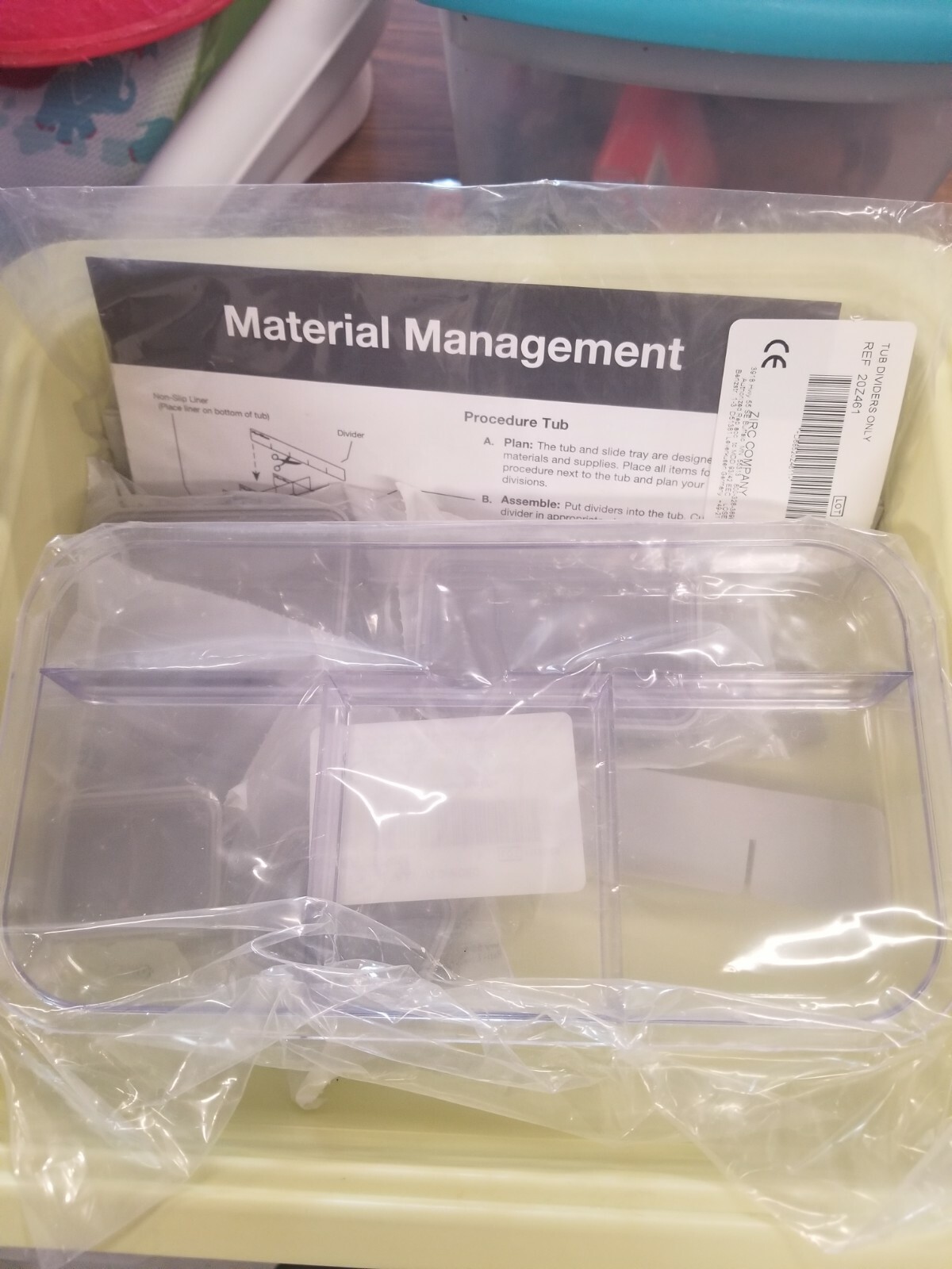 ZIRC~2PC DENTAL PROCEDURE TUB and extras