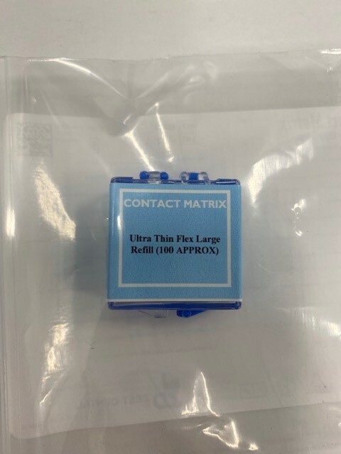 *100-Pack*Danville Zest Dental Contact Matrix Ultra Thin Flex Large Refill 91074