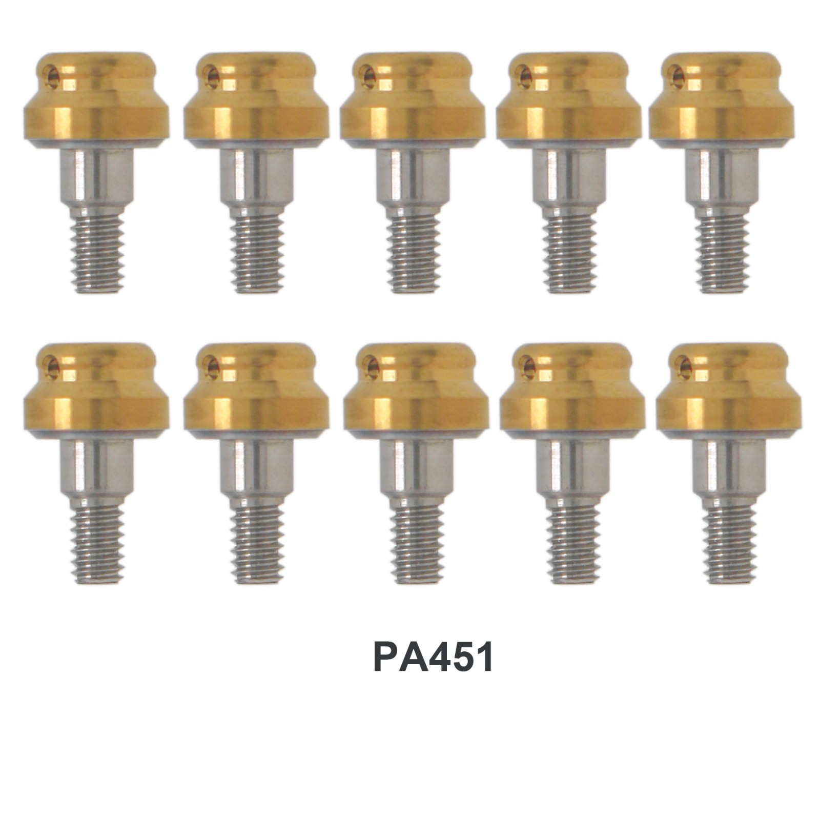 US Dental Locator Tapered Abutment GH 1mm for Zimmer TSV 4.5 Mis Adin Implants