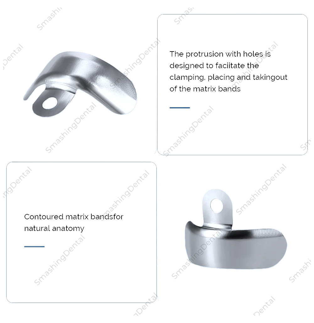 Dental Matrix Bands Ring Sectional Matrice Clamp Wedges Pliers Fit Garrison
