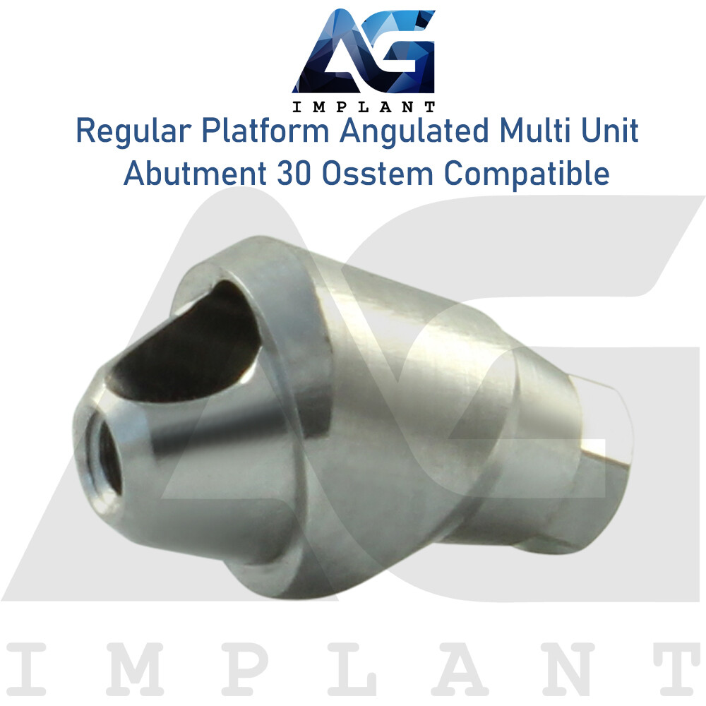 Angled Multi Unit 30° Titanium Fit Regular Platform Prosthetic Osstem® TS Hex