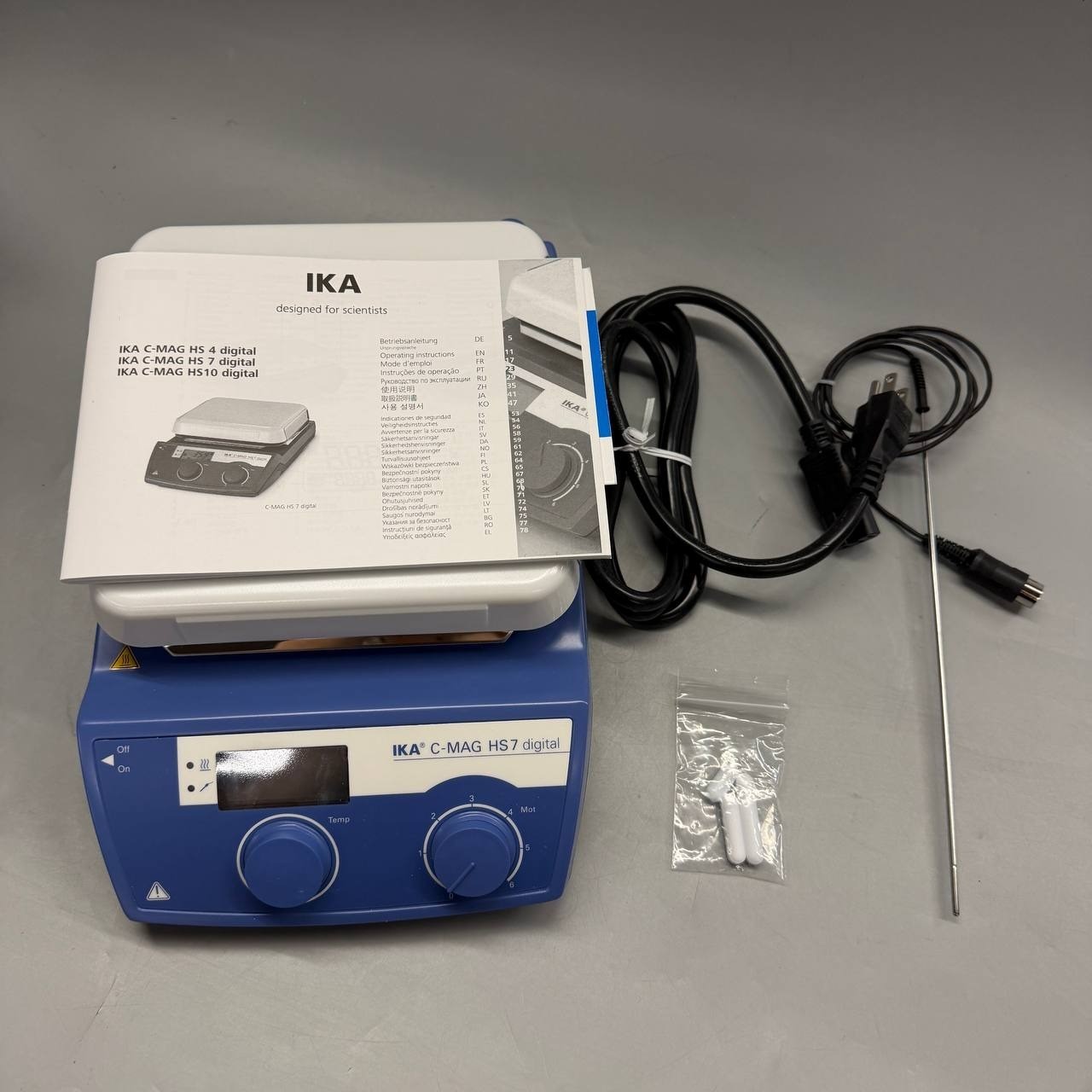 NEW IKA C-Mag HS 7 Digital Display Hotplate Stirrer Analog Ceramic 120V 3487001