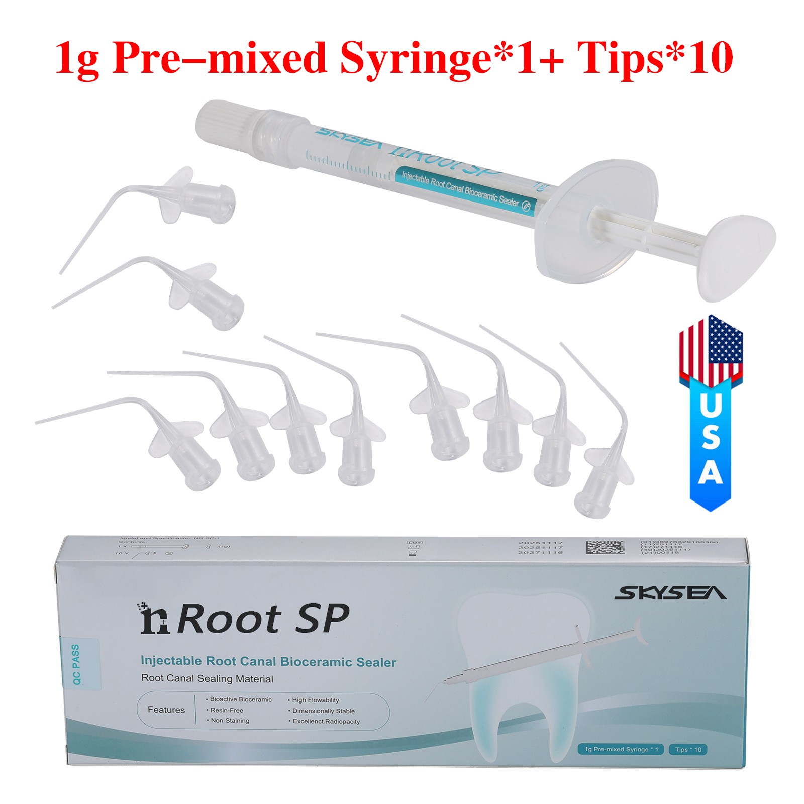 nRoot SP Dental Endo Filling Bioceramic Root Canal Sealing Material 1g