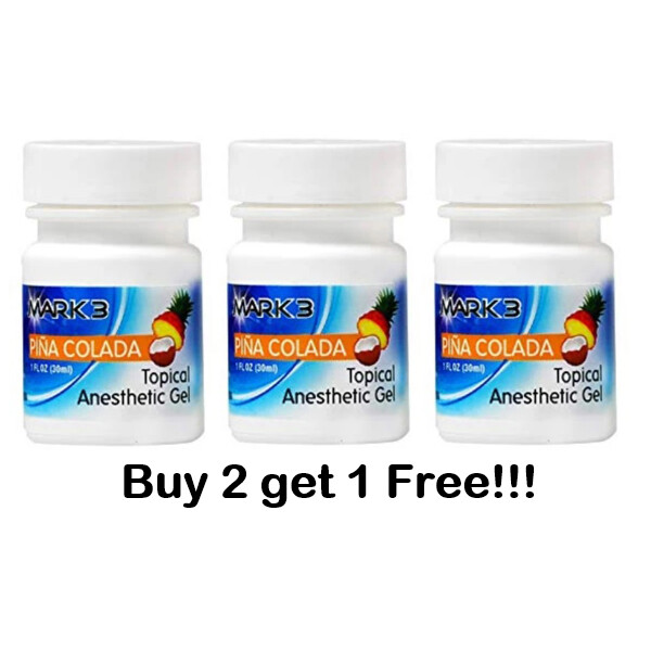 Mark 3 Dental Topical Anesthetic Gel, Made in USA,1.12oz (Buy 2 get 1 FREE)