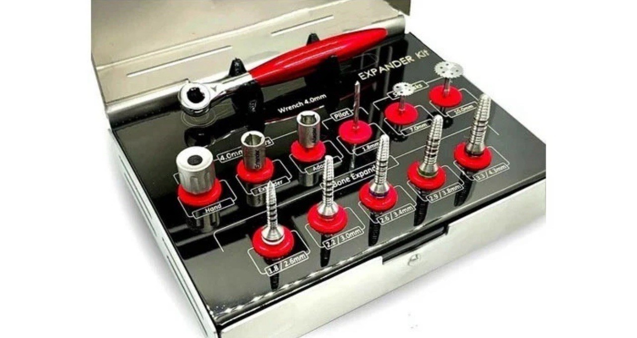 Dental Bone Expander Kit Sinus Lift with Saw Disks – Dental Implant Instrument