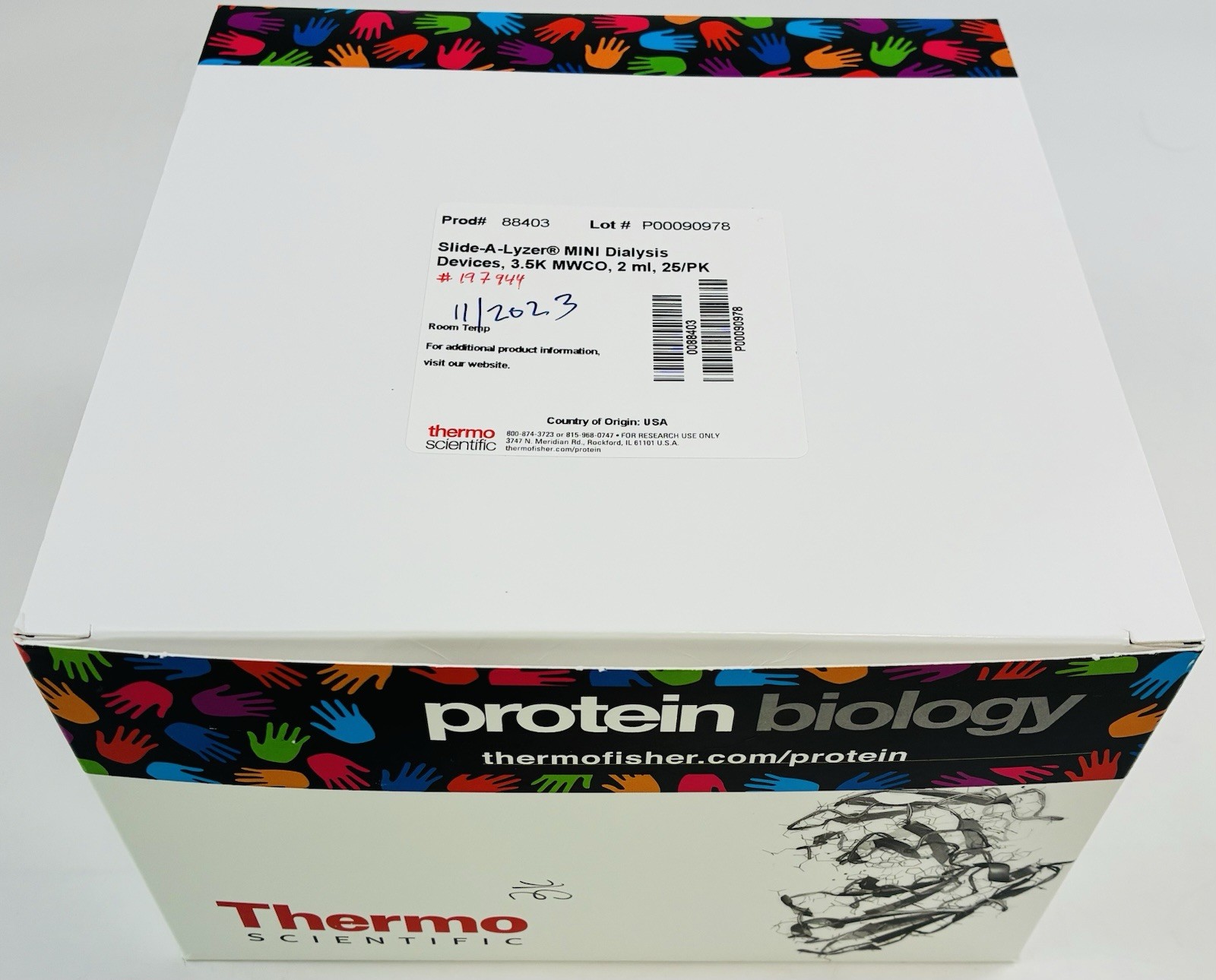 25/Pk🔥 Thermo 88403 Slide-A-Lyzer Dialysis Devices 3.5k, 2mL BRAND NEW