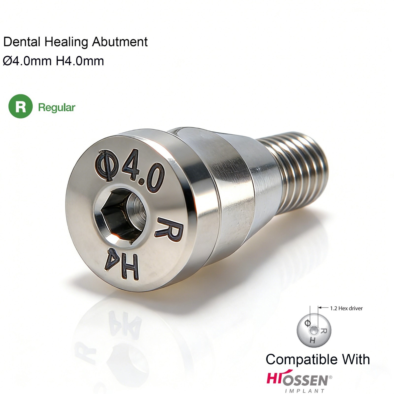 US Titanium Dental Prothetics locator healing Straight fit Hiossen ET/TS Regular