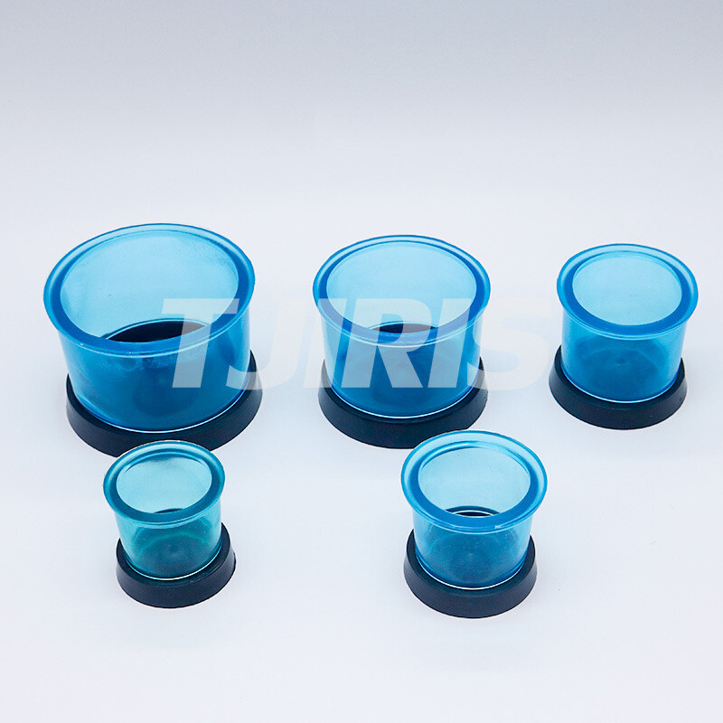5 pieces Dental Casting Rings with Base Jewellery Wax Silicone Casting Tools