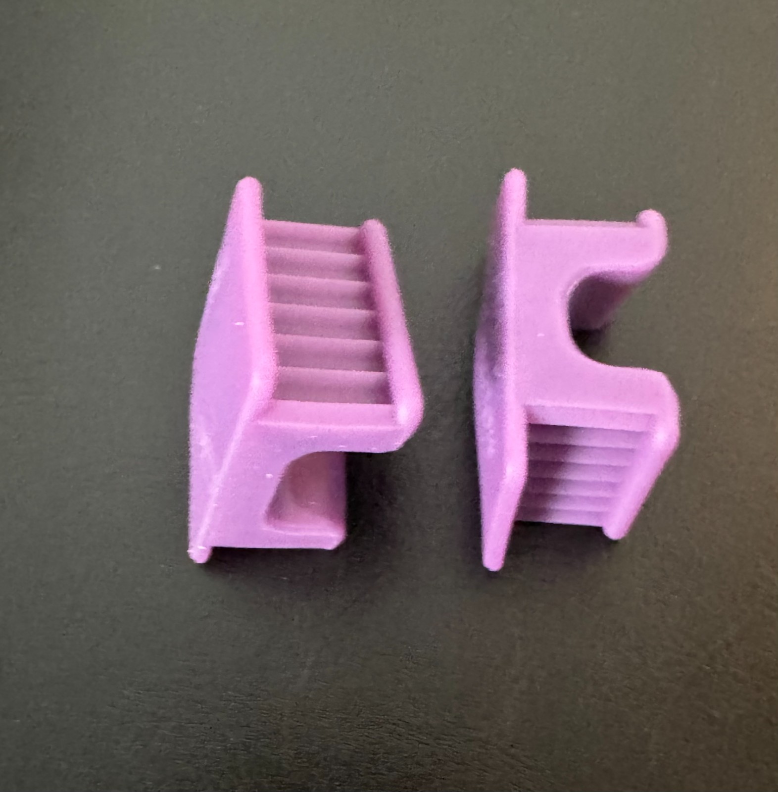 Silicone Mouth Props Bite Blocks (2) Adult Large Purple Dental Tattoo Piercing
