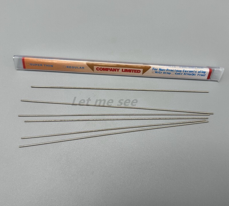 Dental Lab Solder NiCr High Temperature Welding Rod Ceramic Soldering Material
