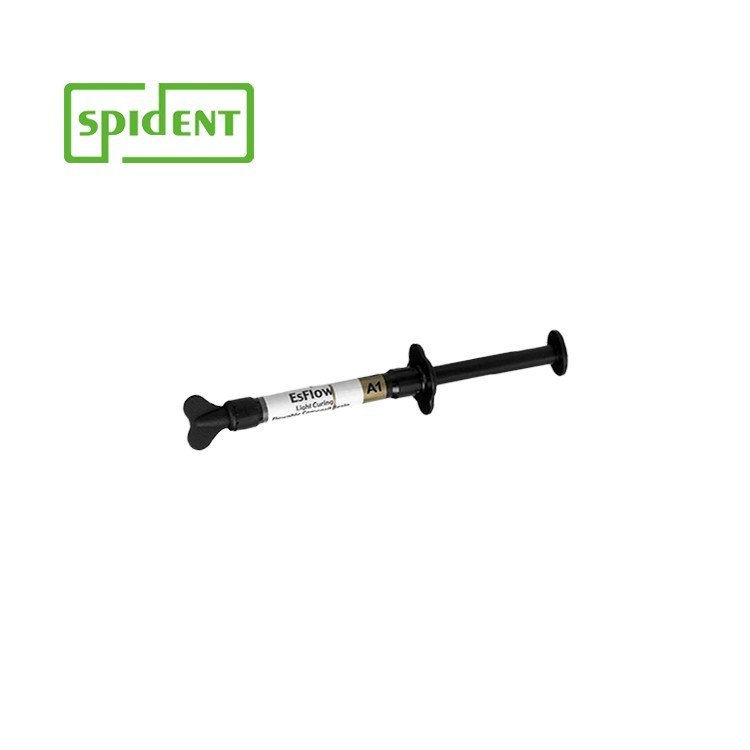 Spident EsFlow Dental Light Cured Flowable Composite 2g x 2ea