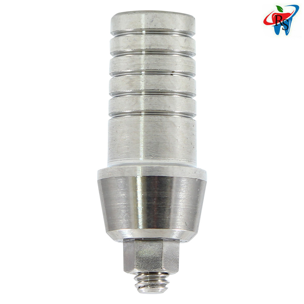5x Dental Imp lant Straight Shoulder Abutment Wide Platform Internal Hex 2.42mm