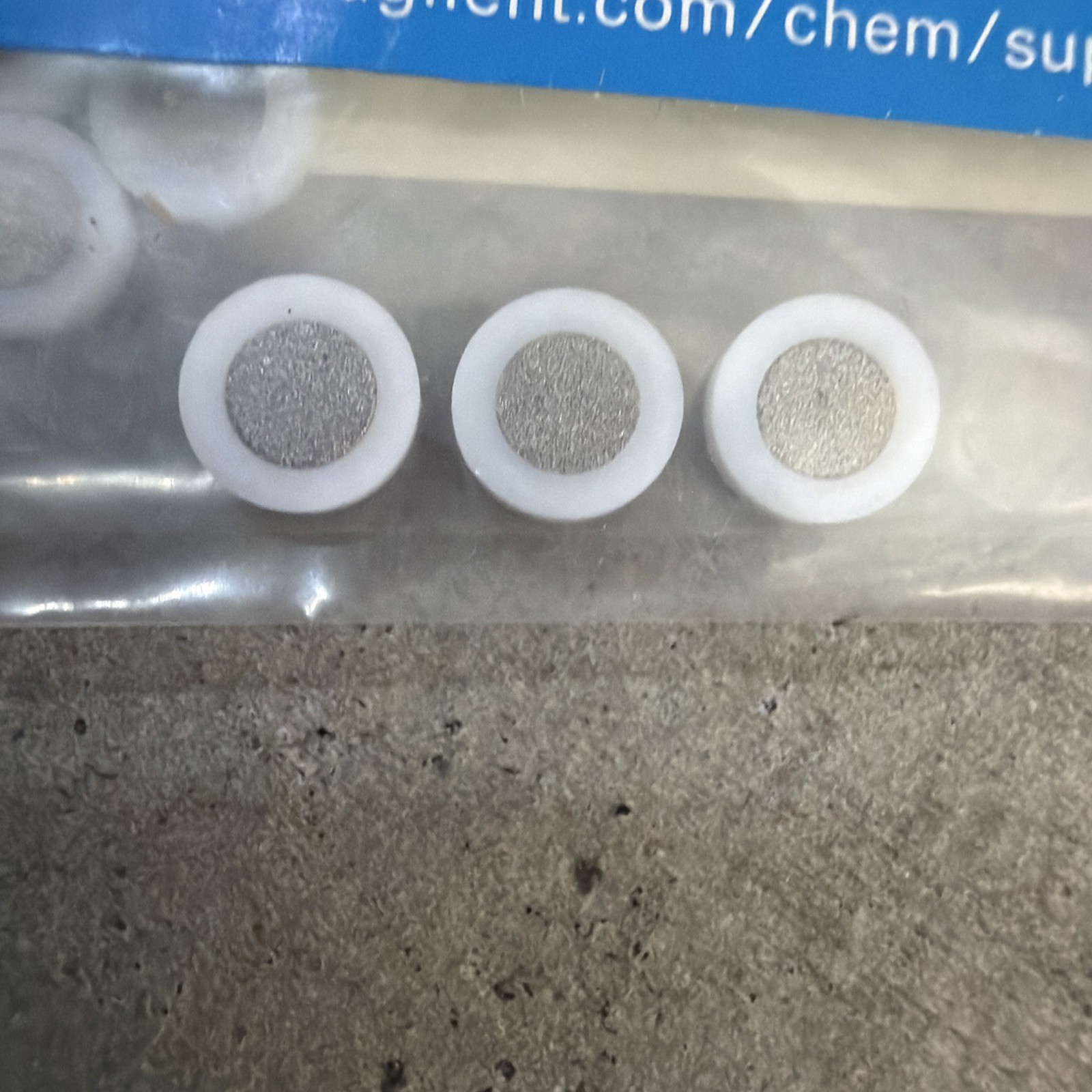 NEW! AGILENT 0100-2051 5pack Micron Filter 316 SS and PTFE