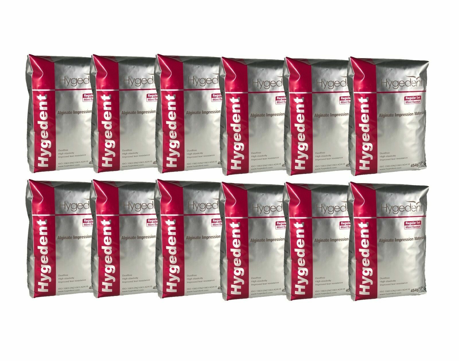 HYGEDENT Regular Set MINT Flavour Dustfree – Alginate Impression 1lb (12 pack)