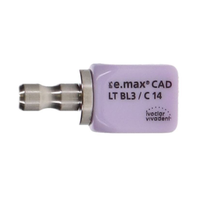 *5-Piece* Vivadent IPS E.Max CAD For CEREC/inLab LT BL3/C14 Refill 605345