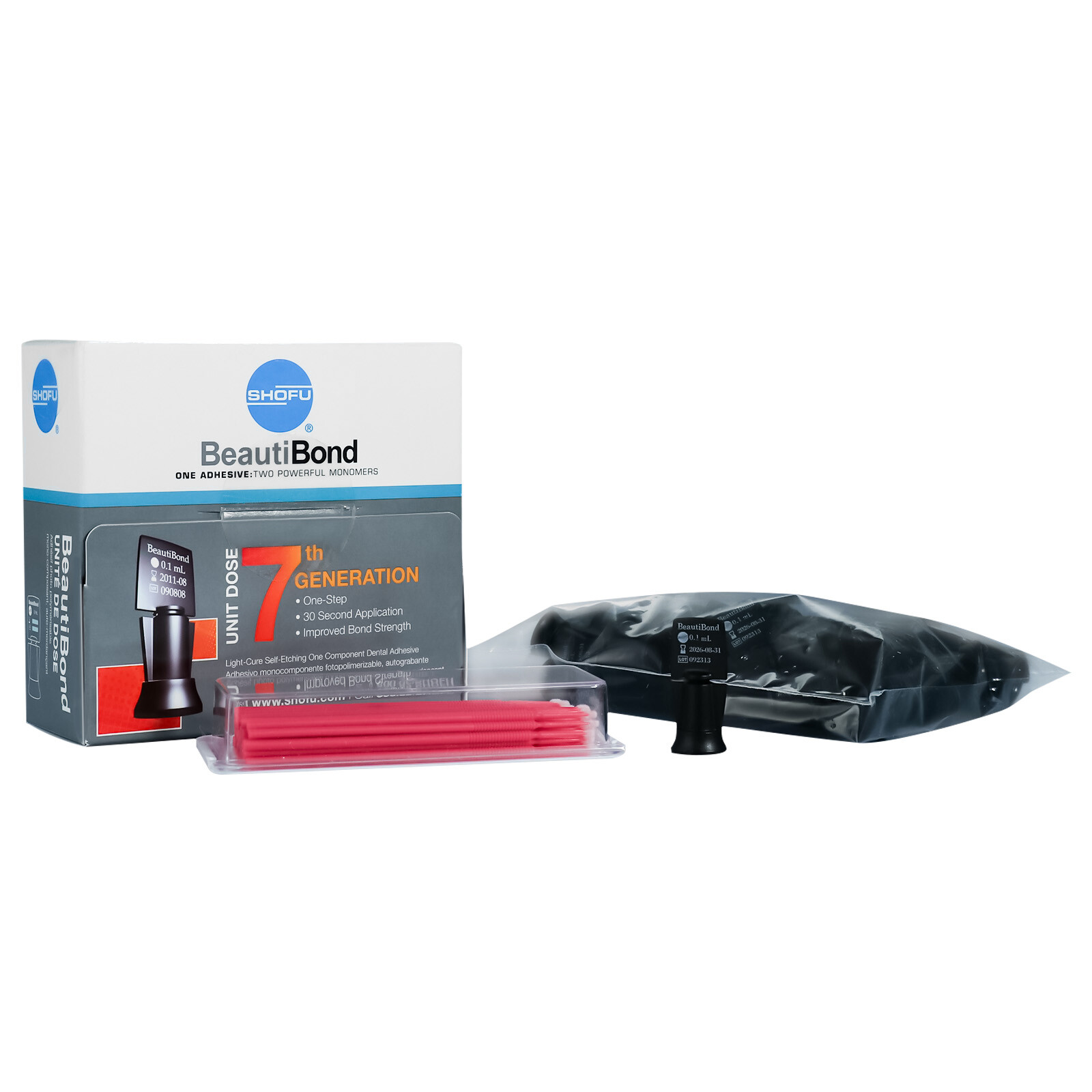 SHOFU BeautiBond Dental 50 UNIT KIT Self Etching One (7th Gen) 1782 EXP 2026
