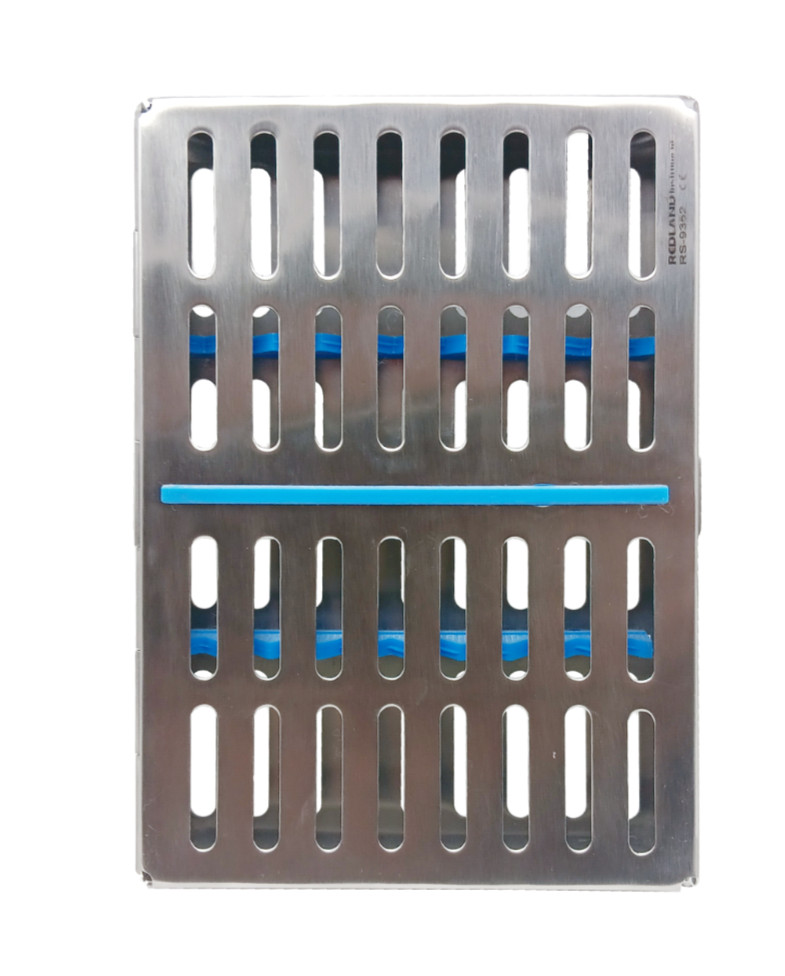 Dental Stainless Steel Sterilization 10 Instruments Empty Cassette