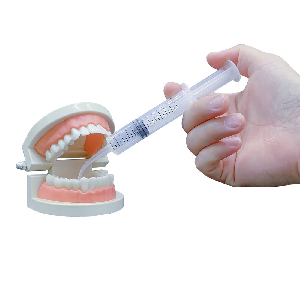 Wisdom Teeth Syringe, 5 Pack Irrigation Dental 5 Pack, Curved-No Measurement