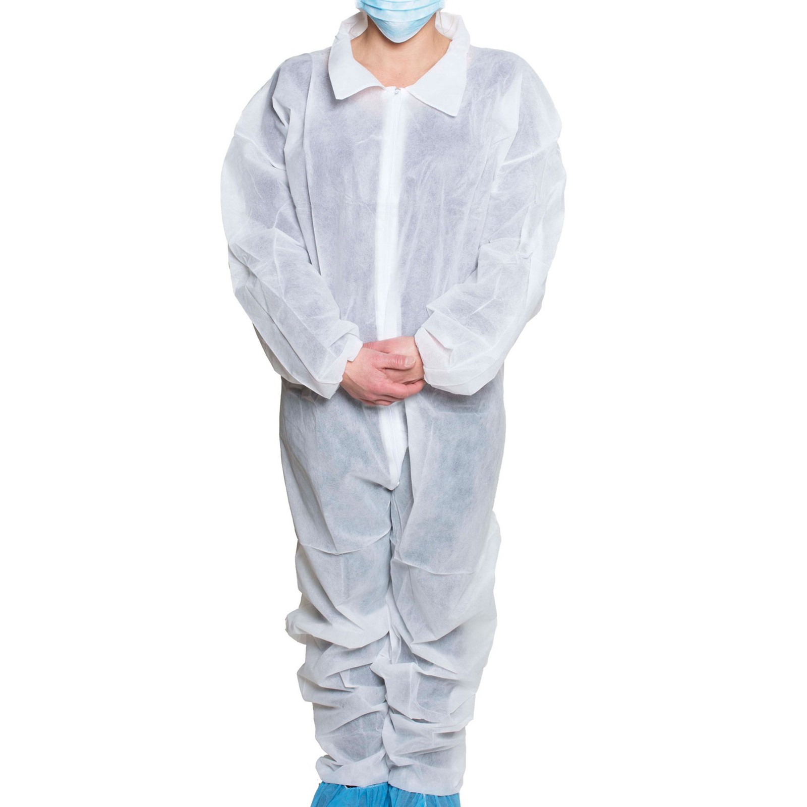 Dukal Coverall, White, X-Large-Bag of 5
