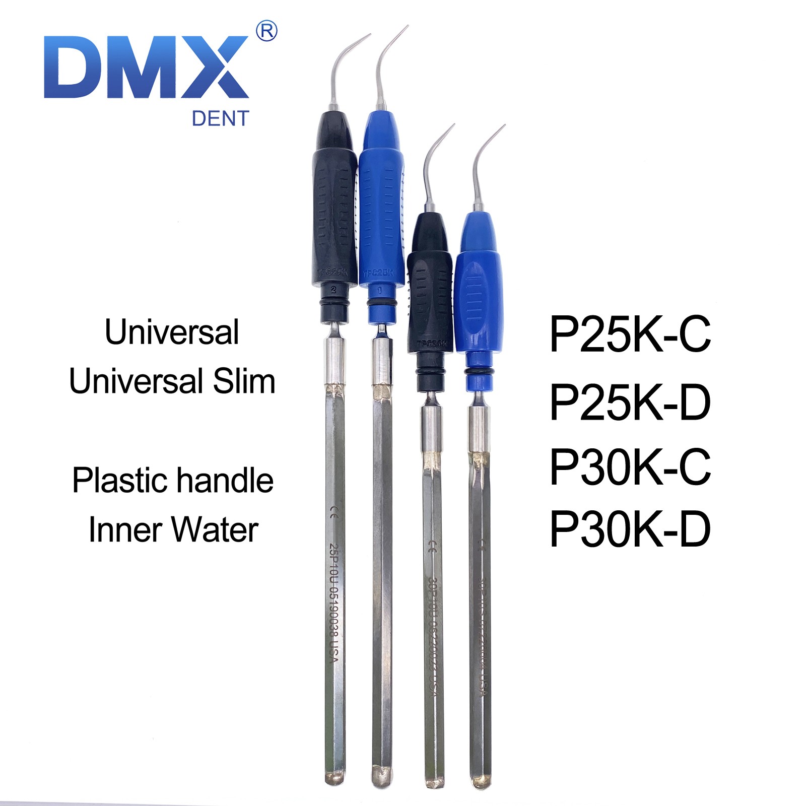 DMXDENT Cavitron Dental Inserts Tips Ultrasonic 25k/30k Slim Series Fit EMS/ART