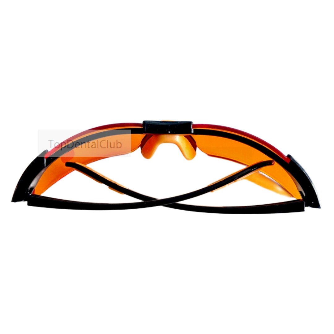 Dental Orange Goggles Block LED UV Blue Lights Curing Glasses Protect Eyes
