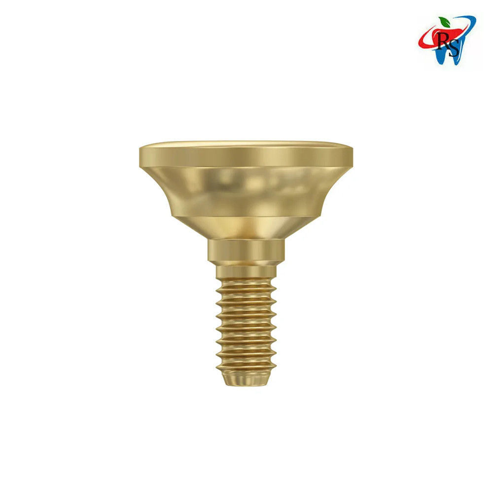 10x Dental Prosthetic Extra Wide Concave Healing Cap Ø6.3 Int Hex 2.42 Titanium
