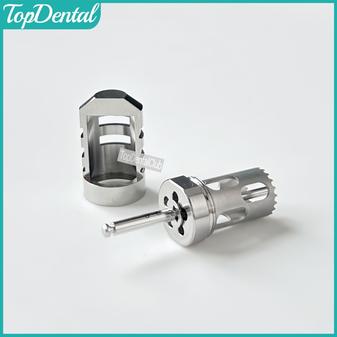 Dental SLT Half Moon Harvest Drill GBR Semilunar Technique To Extract Flake Bone