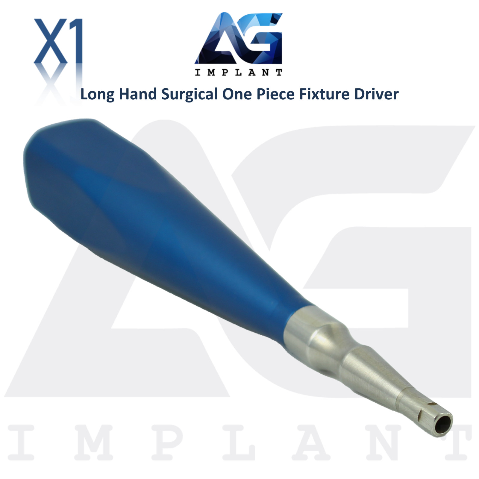 Dental Long Hand One Piece Fixture Driver Installation Tool Instrument