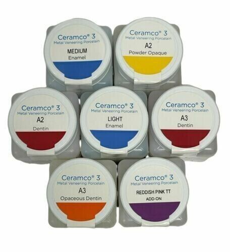 Dental Metal Veneering Porcelain Ceramco3 Porcelain 1 oz. All Shades