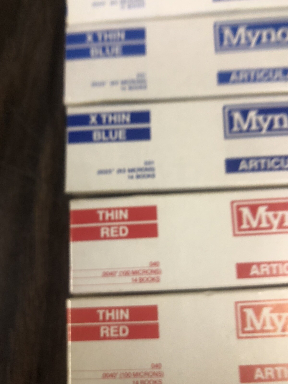Articulating Paper X Thin Blue x3 Boxes Thin Red x3 Boxes ~~ 14 Books/ Box Vtg