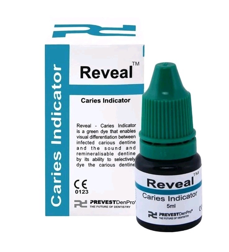 Dental REVEAL 5ml Pack Caries Indicator Dye Dentin Caries Detector free shipping