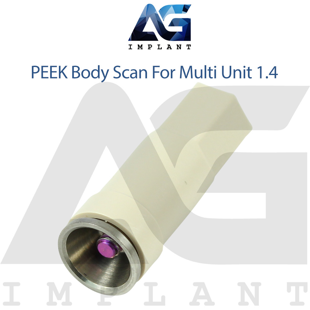 5 PEEK Body Scan For Multi Unit System Abutments 1.4 – Hexagon 2.42 With Screw