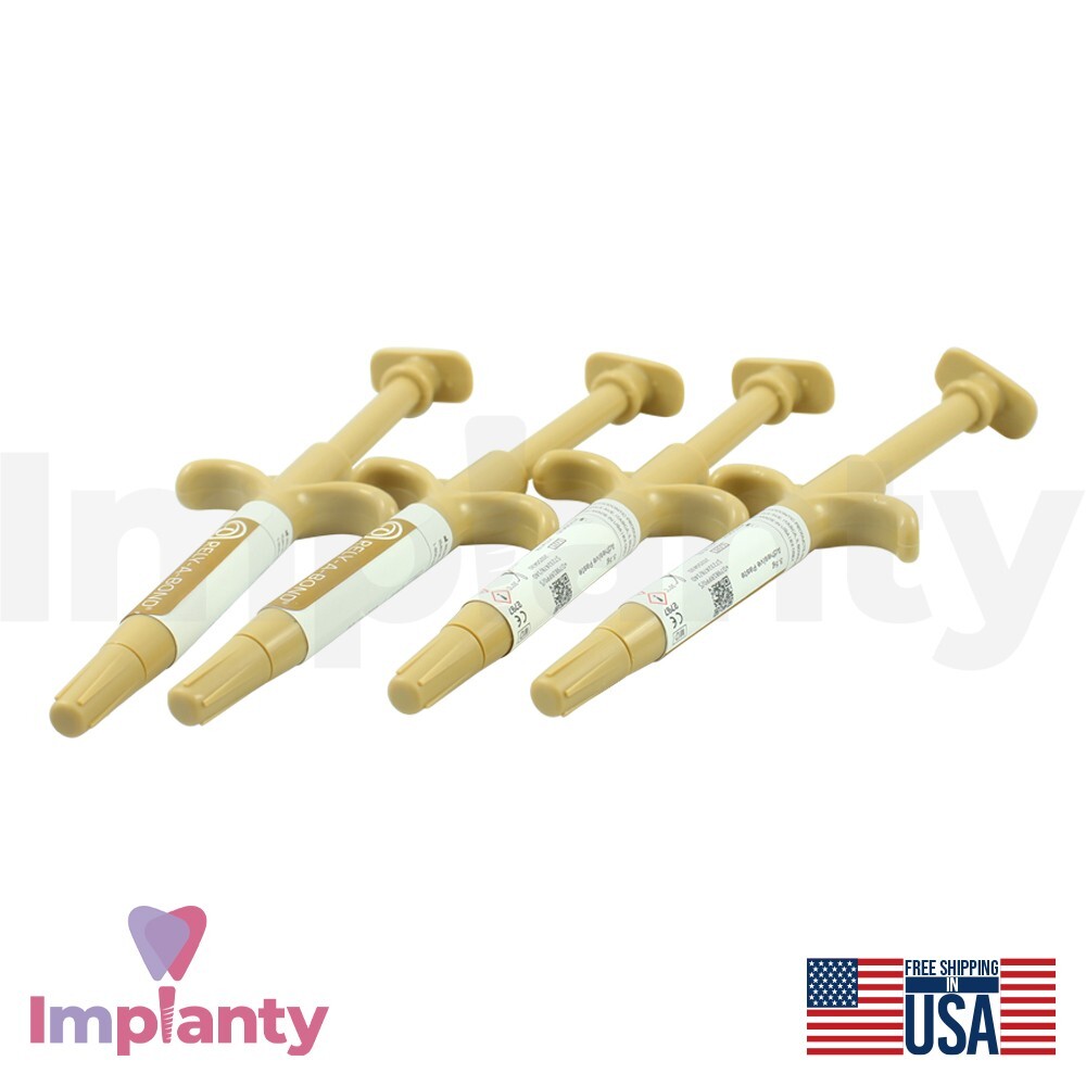 Reliance Ortho Rely-A-Bond Syringe Kit Adhesive Self Cure Bonding Dental Bracket