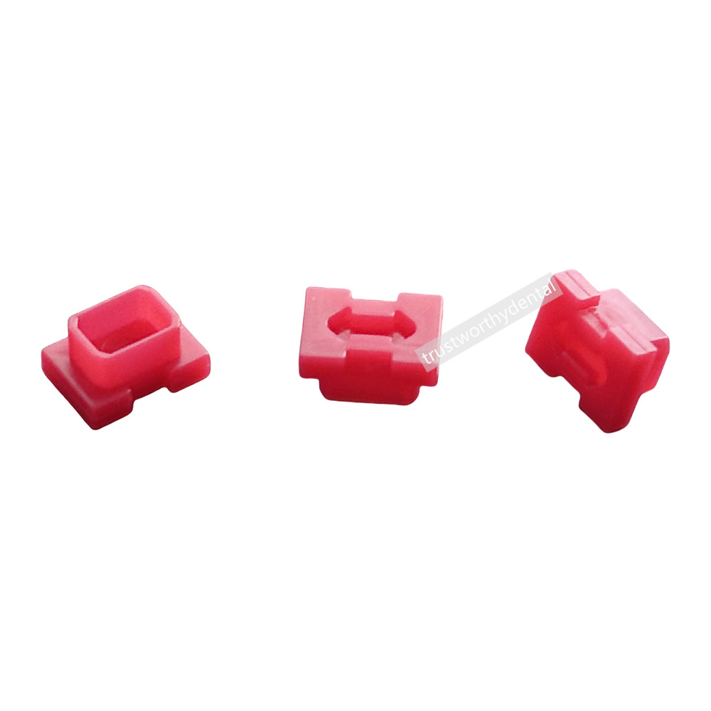 RN Dental ITI lmpression Coping Caps Closed Tray Plastic Caps Transfer Red