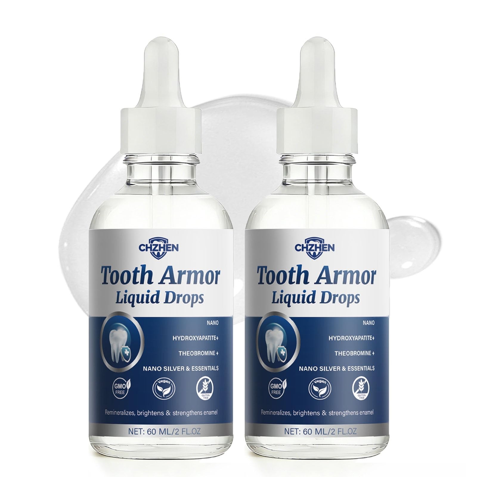 Enamel Support Liquid Drops: Daily Oral Care Solution with Transparent…