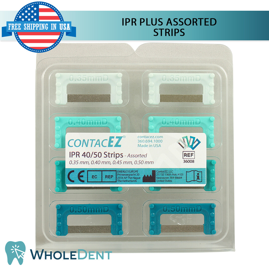 ContacEZ Supra IPR Kit Orthodontic Interproximal Reduction Disc Strips Tray