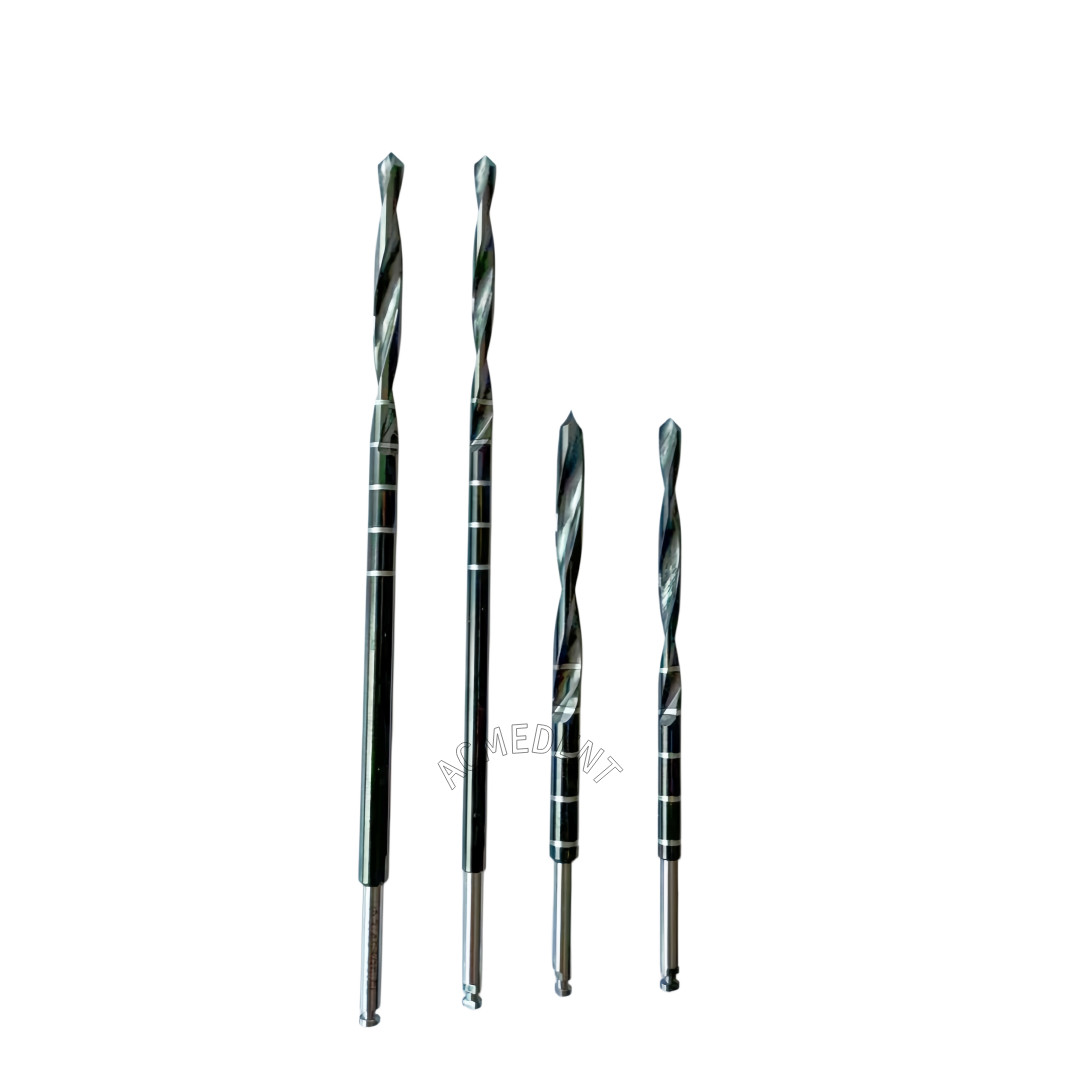 Dental Long Drill Implants DLC Zygomatic Drills For Zygomatic Implants