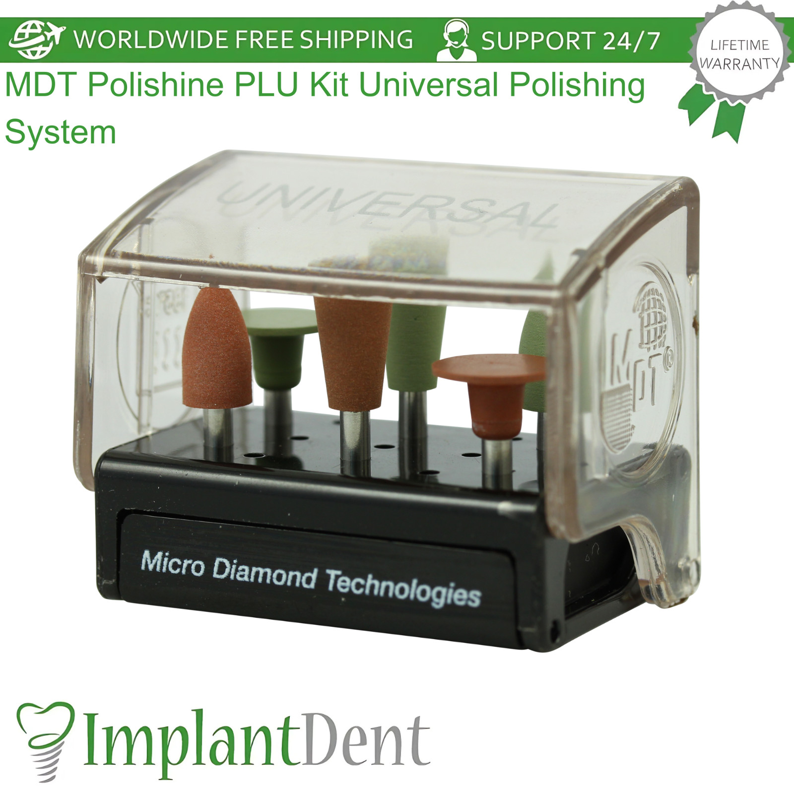 MDT Polishine PLU Kit Universal Polishing System Fine & Medium Grit Type