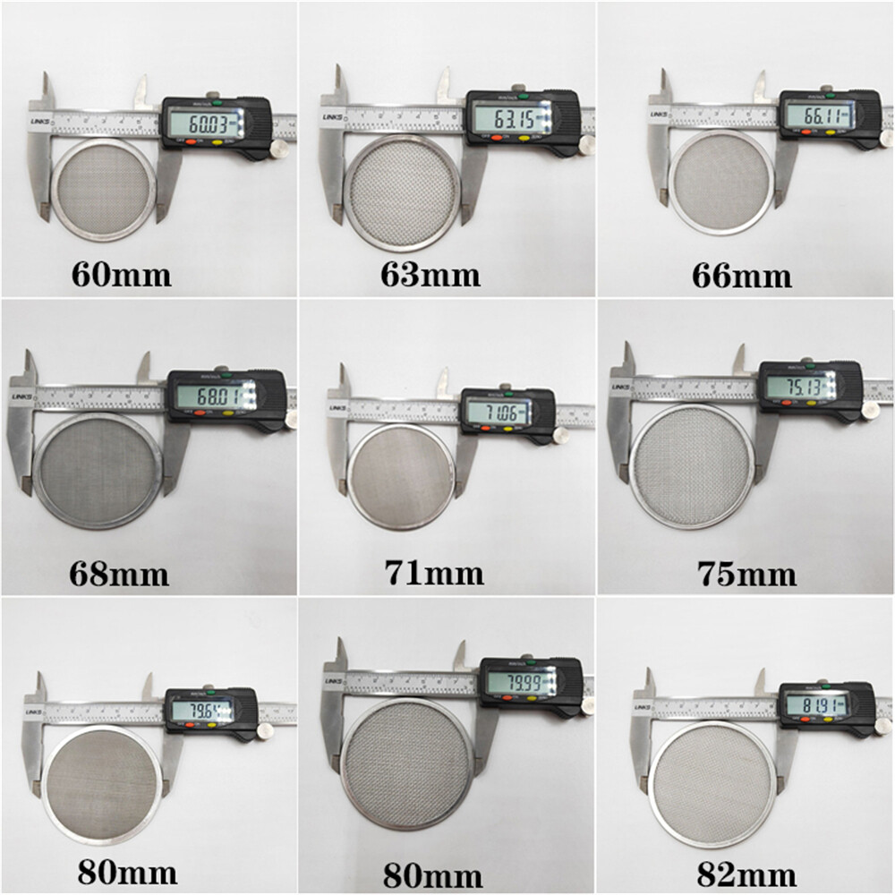 304 Stainless Steel Wire Mesh Round Shape Filter Screen Various Size