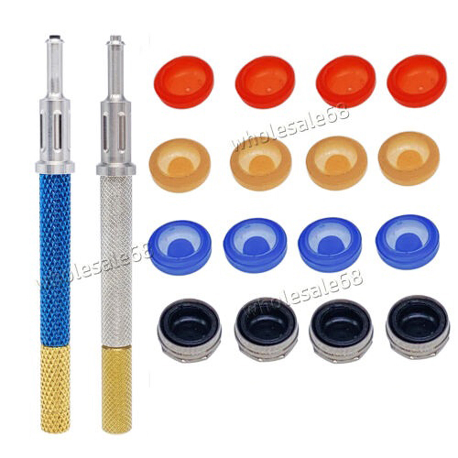 Dental Locator Core Tool 3 in 1 Insertion Extraction Remove Retention Male Caps