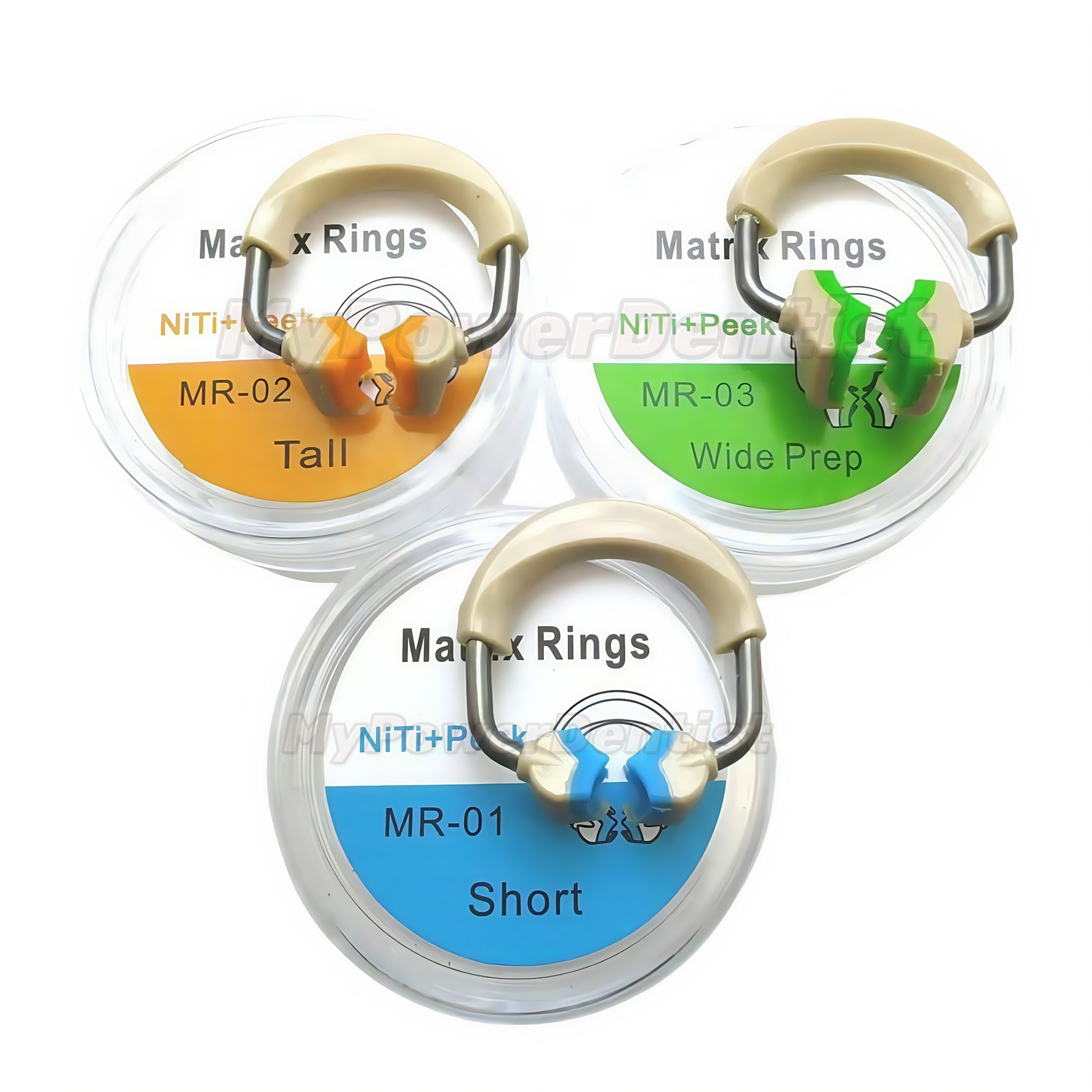 Dental Matrix Bands Ring Sectional Matrice Titanium Alloy Clamp Fit Palodent V3