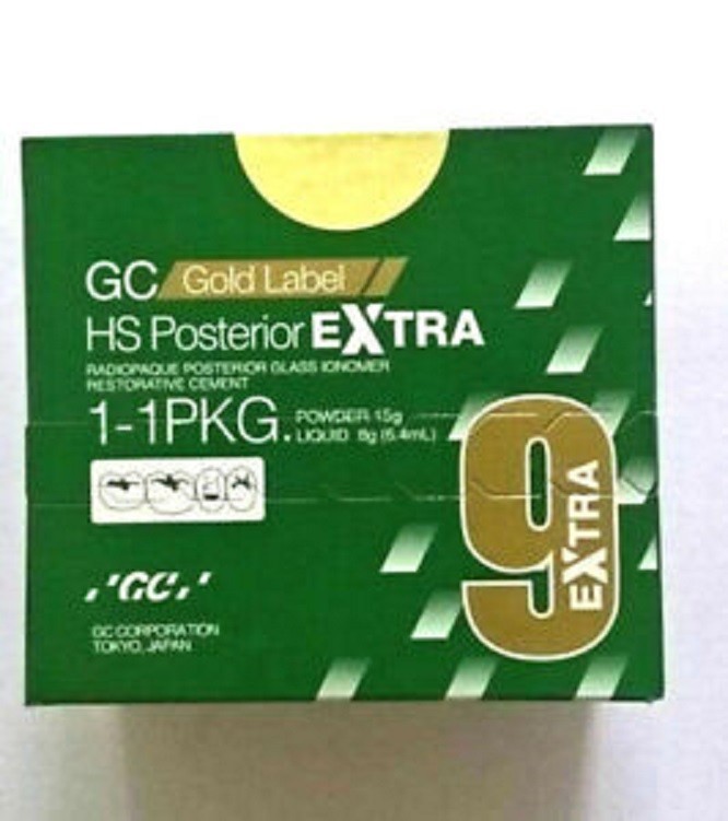 GC Gold Label HS Posterior EXTRA Glass Ionomer Cement A2 1-1 Pkg Dental