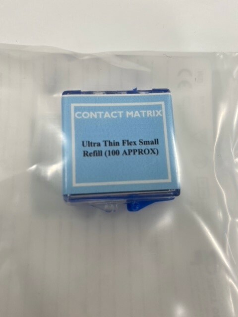 *100-Pack* Zest Dental Contact Matrix Ultra Stiff Thin Flex Small Refill 91139